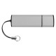 Флеш-карта USB 2.0 16 Gb металлическая с колпачком 