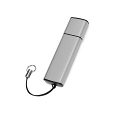 Флеш-карта USB 2.0 16 Gb металлическая с колпачком 