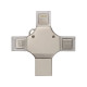 USB-флешка 3.0 на 32 Гб 4-в-1 «Ultra», серебристый