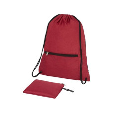 Складной рюкзак со шнурком Hoss, heather dark red