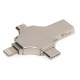 USB-флешка 3.0 на 32 Гб 4-в-1 «Ultra», серебристый