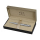 Ручка шариковая Parker модель Sonnet Stainless Steel СT в футляре