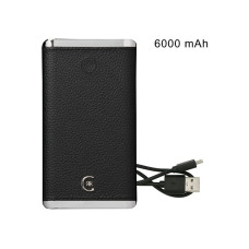 Портативное зарядное устройство Hamilton Black, 6000 mAh