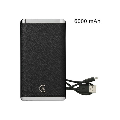 Портативное зарядное устройство Hamilton Black, 6000 mAh