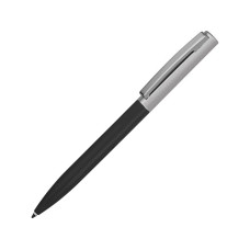 Ручка металлическая soft-touch шариковая «Tally» с зеркальным слоем, серебристый/черный Ручка металлическая soft-touch шариковая «Tally» с зеркальным слоем, серебристый/черный
