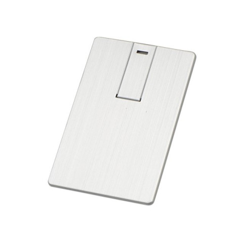 Флеш-карта USB 2.0 16 Gb в виде металлической карты 