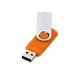 Флеш-карта USB 2.0 512 Mb «Квебек», оранжевый