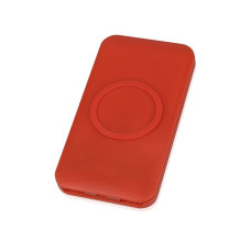 Портативное беспроводное зарядное устройство «Impulse», 4000 mAh, красный