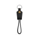 Кабель-брелок USB-MicroUSB «Pelle», черный