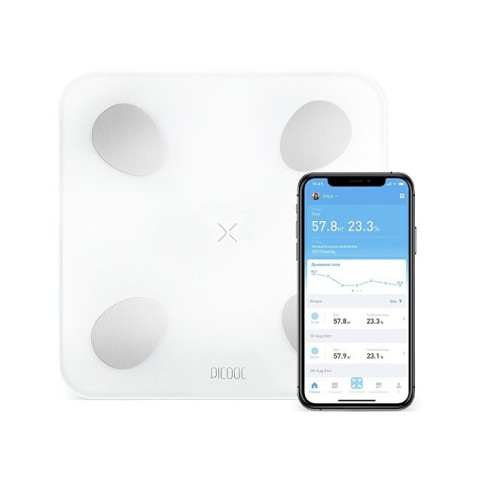 Умные диагностические весы Picooc Mini Lite White , белый Умные диагностические весы Picooc Mini Lite White , белый