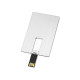 Флеш-карта USB 2.0 16 Gb в виде металлической карты 