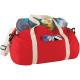 Хлопковая сумка Barrel Duffel, красный/бежевый Хлопковая сумка Barrel Duffel, красный/бежевый
