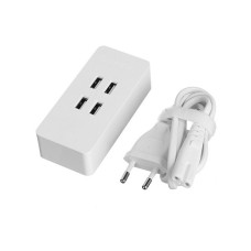 Зарядное устройство Orico DCV-4U 4*USB2,4А/5Вмах4А; 20Вт; Smart Technologyпластик