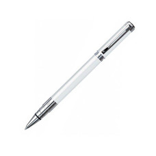 Ручка роллер Waterman «Perspective Pure White CT F», белый/серебристый