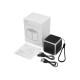 Портативная колонка «Cube» с подсветкой, черный
