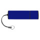 Флеш-карта USB 2.0 16 Gb металлическая с колпачком 