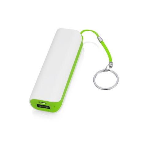 Портативное зарядное устройство  Basis, 2000 mAh, зеленое яблоко