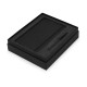 Подарочный набор Moleskine Indiana с блокнотом А5 Soft и ручкой, черный Подарочный набор Moleskine Indiana с блокнотом А5 Soft и ручкой, черный
