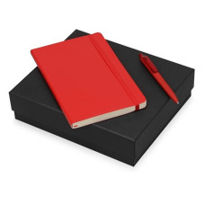 Подарочный набор Moleskine Indiana с блокнотом А5 Soft и ручкой, красный Подарочный набор Moleskine Indiana с блокнотом А5 Soft и ручкой, красный