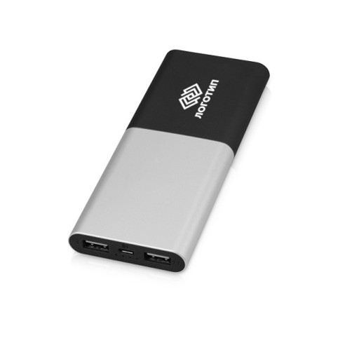 Портативное зарядное устройство с подсветкой логотипа «Quark», 6000 mAh