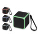 Портативная колонка «Cube» с подсветкой, черный